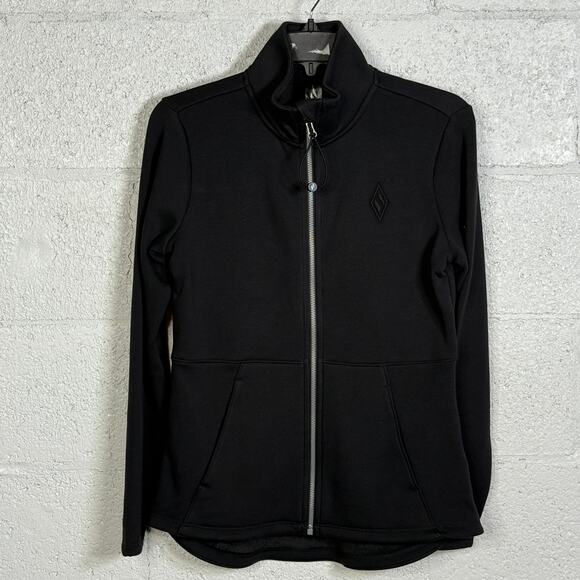 Skechers Women's Go Snuggle Full Zip Jacket black XS $60 NWOT - Picture 1 of 6